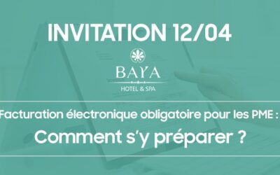 Invitation 12/04 « Comment se préparer à l’obligation – Projet Factur-X »?